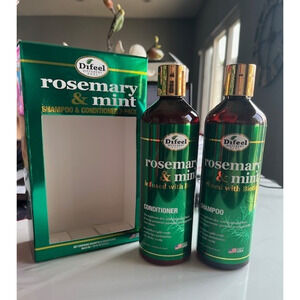 Difeel Strength & Scalp Care | Rosemary Mint Shampoo & Conditioner 12 oz ea. NIB